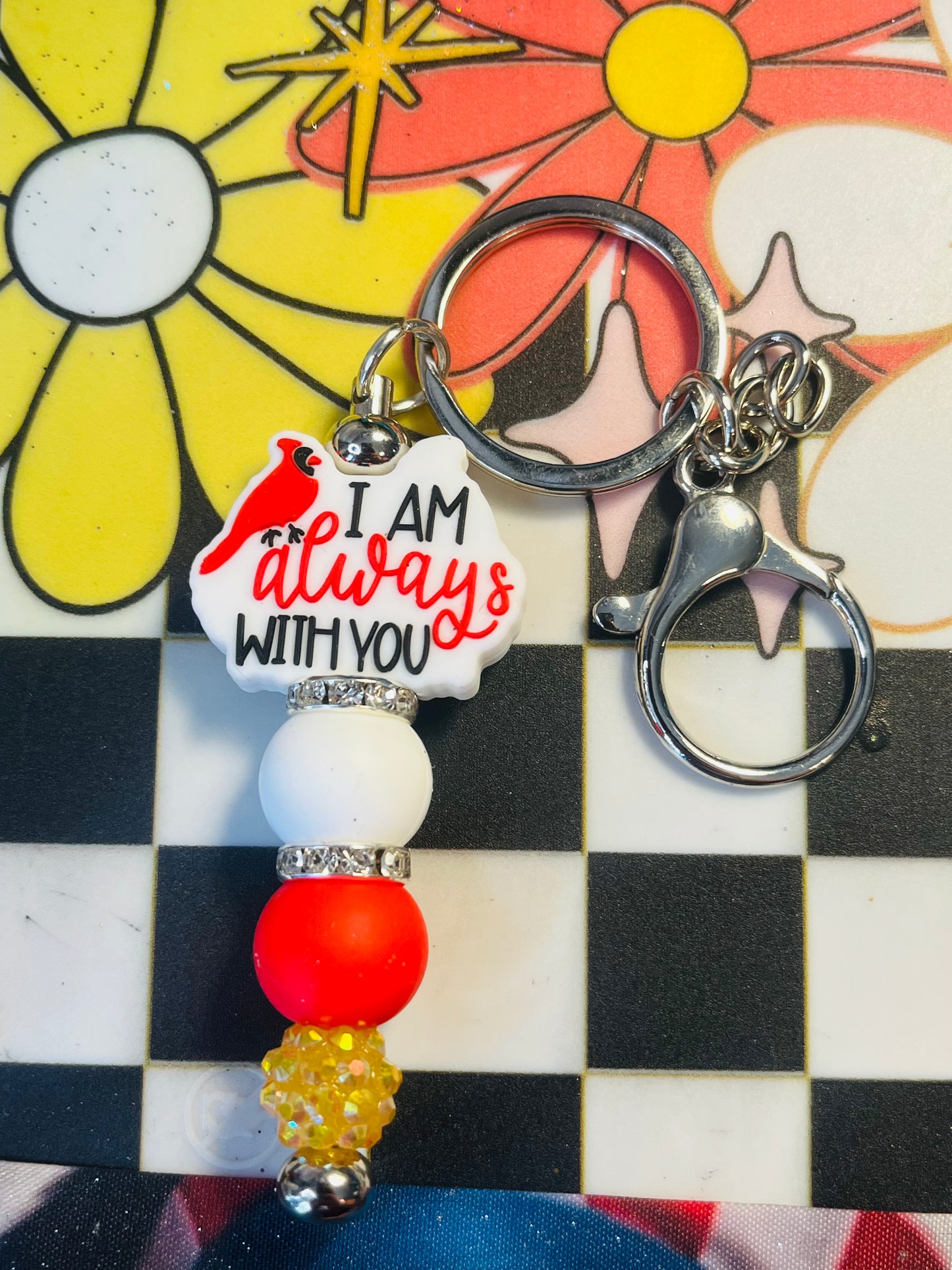 I Am Always With You Keychain