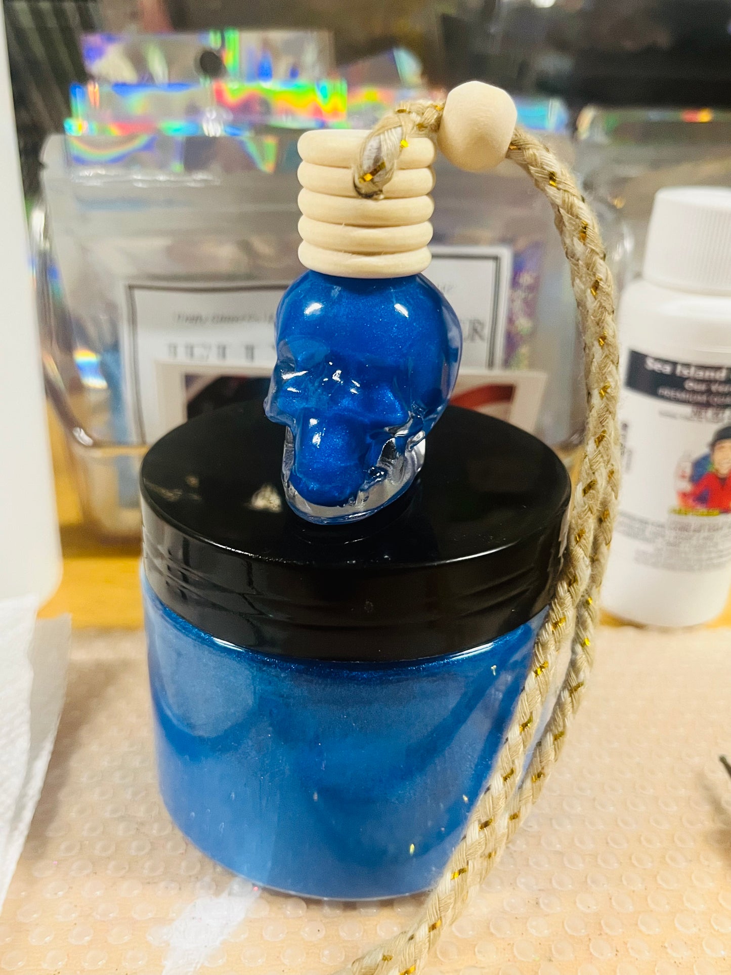 Skull Diffuser Blue