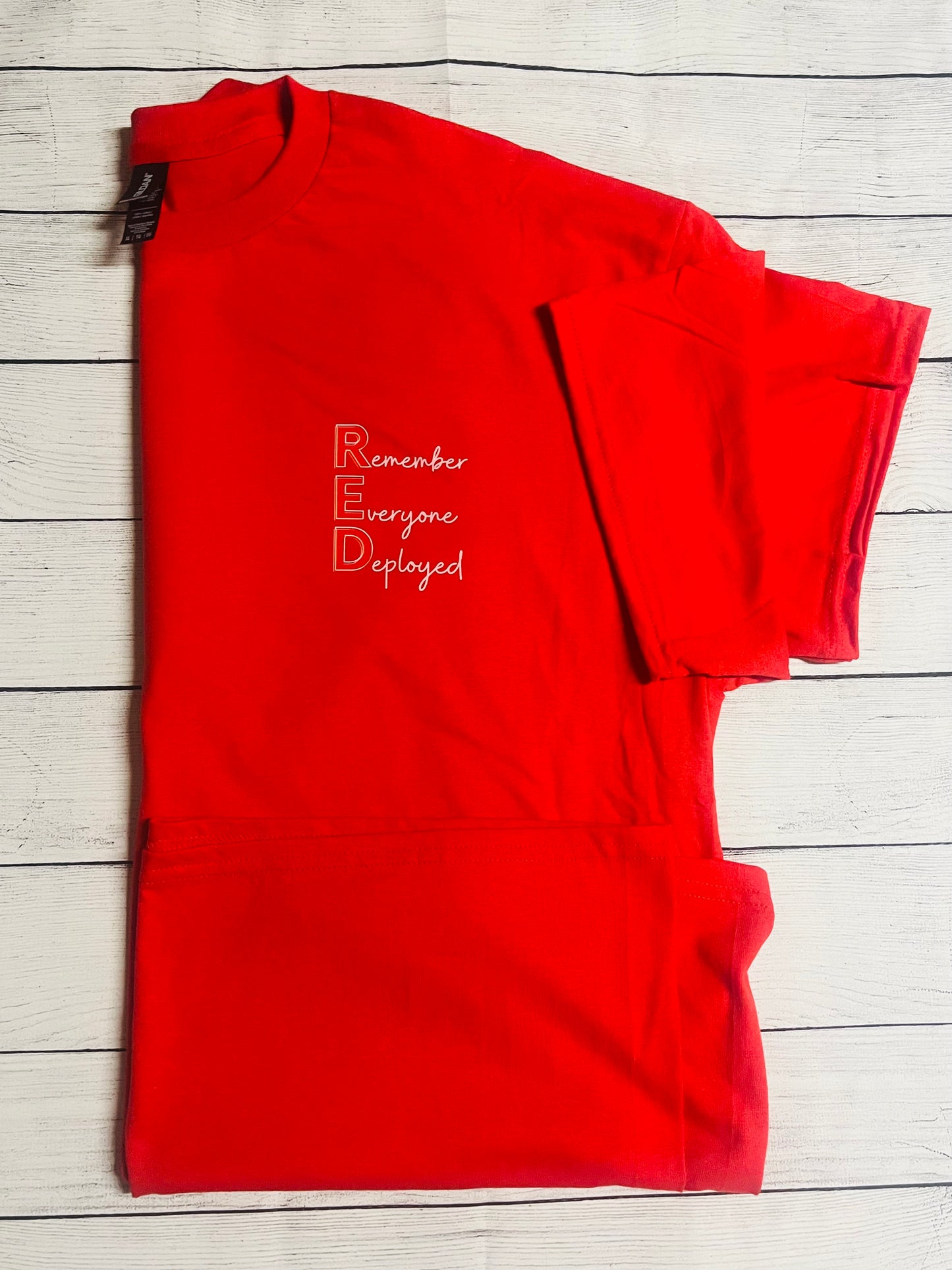 R.E.D T Shirt (Front and Back)