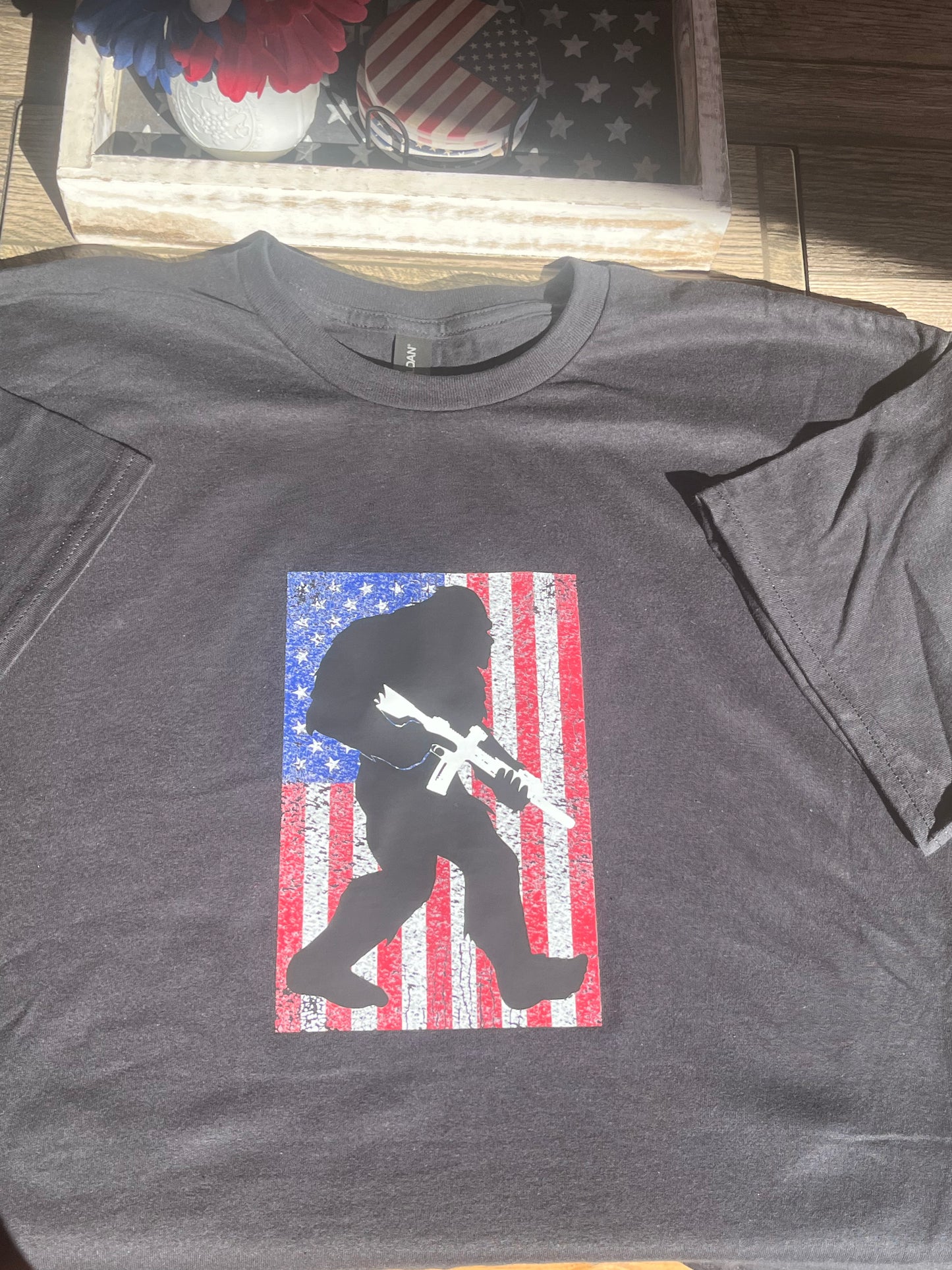 Bigfoot Flag T Shirt