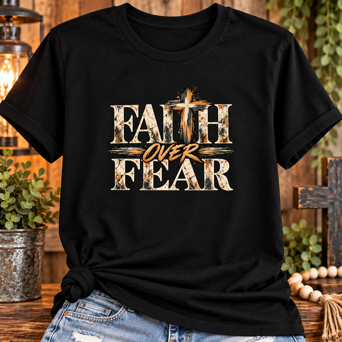 Faith Over Fear T Shirt