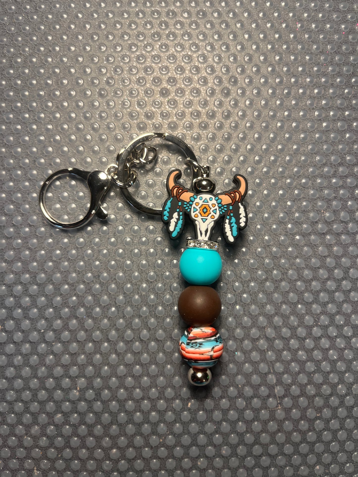 Western Bull Keychain