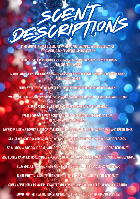 Scent Description List  🩵🇺🇸