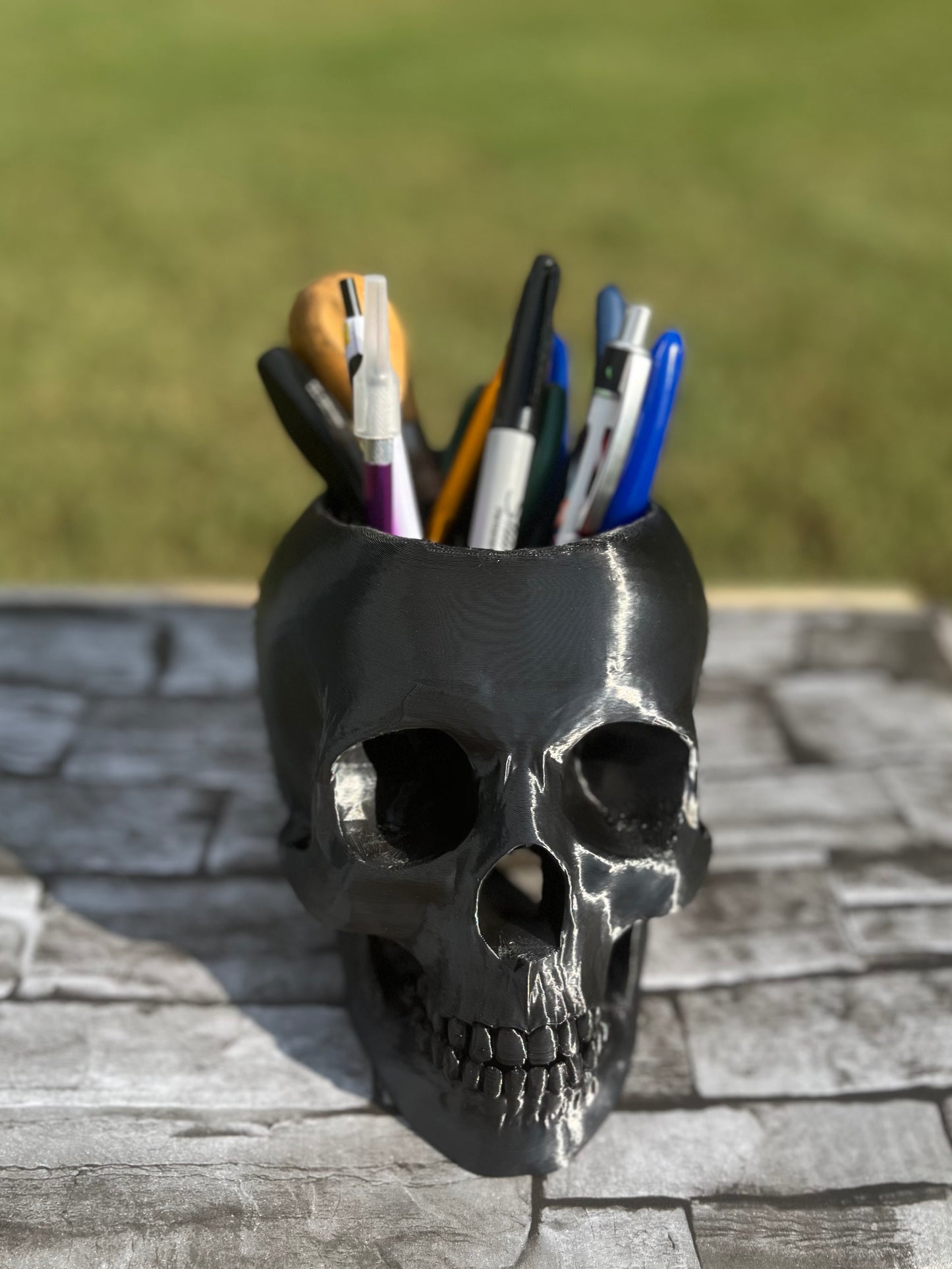 Skull Desk Organizer/Planter