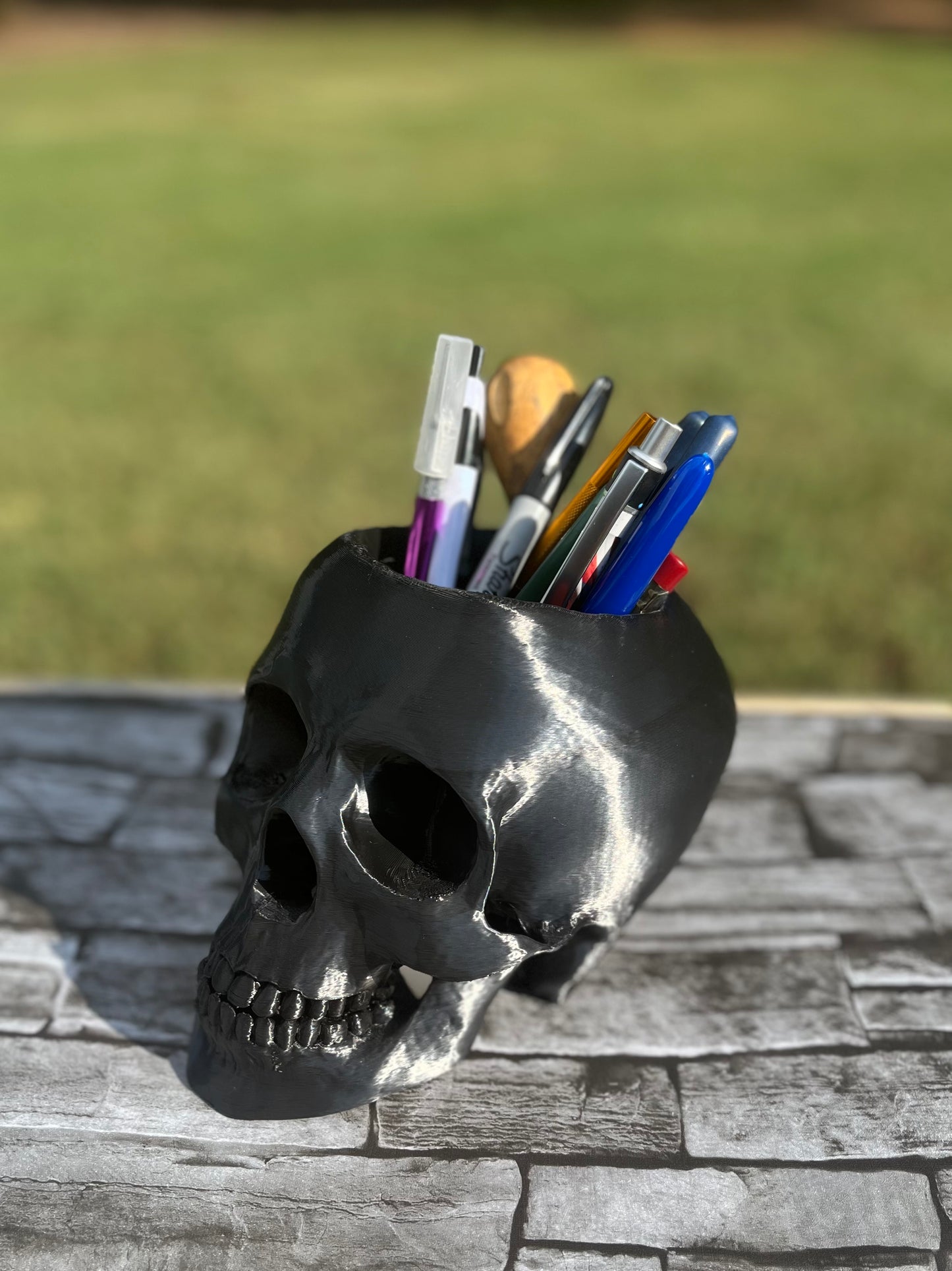 Skull Desk Organizer/Planter
