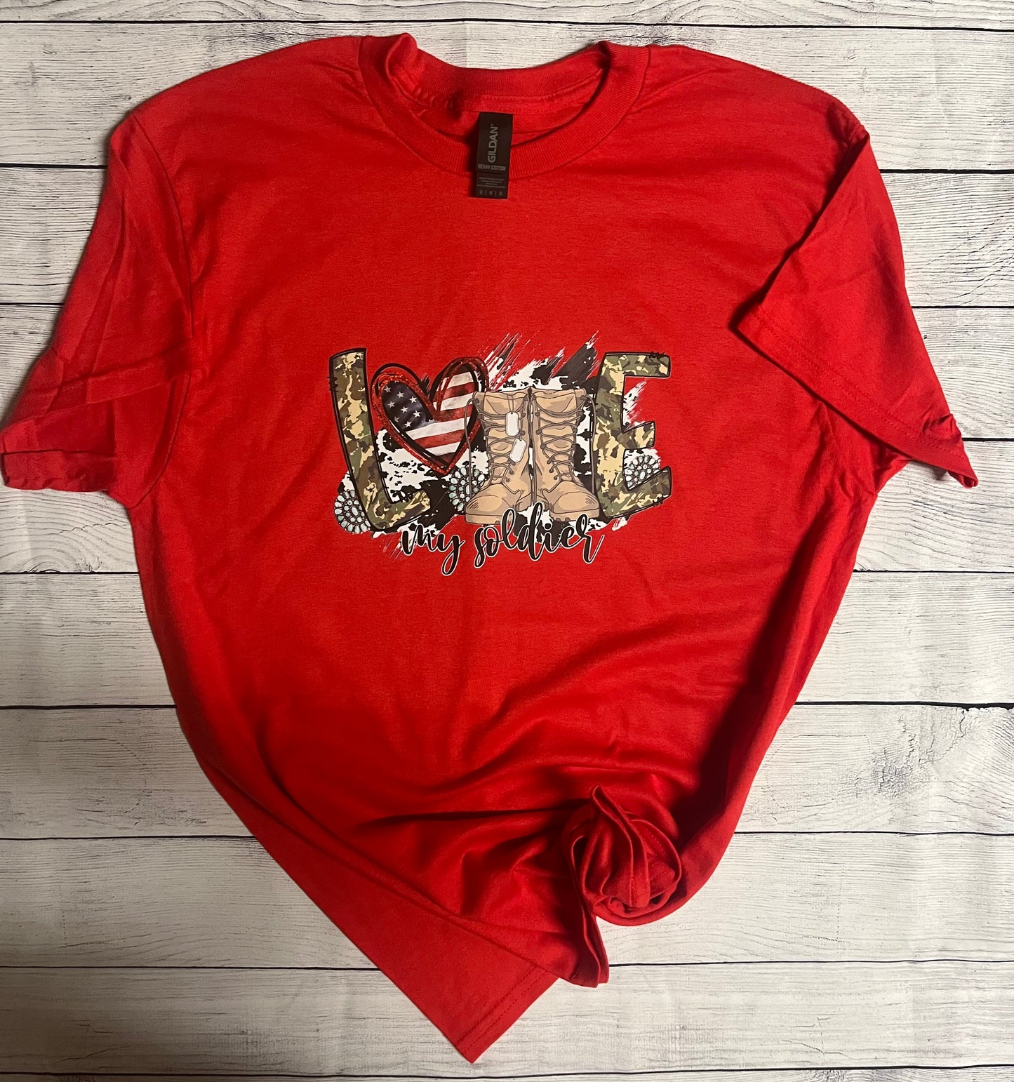 Love My Soldier T Shirt