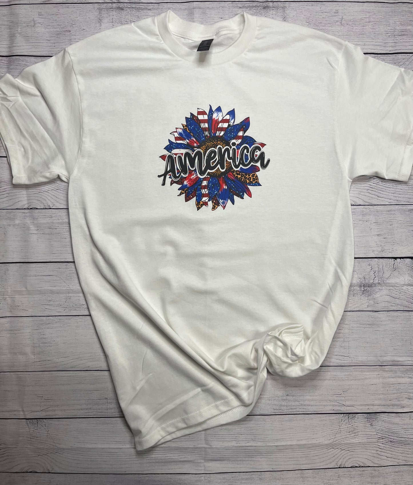 America Sunflower T Shirt