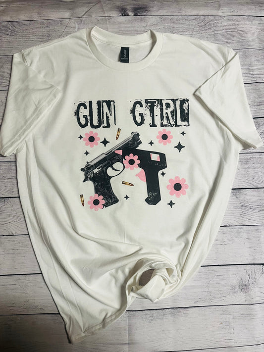 Gun Girl T Shirt