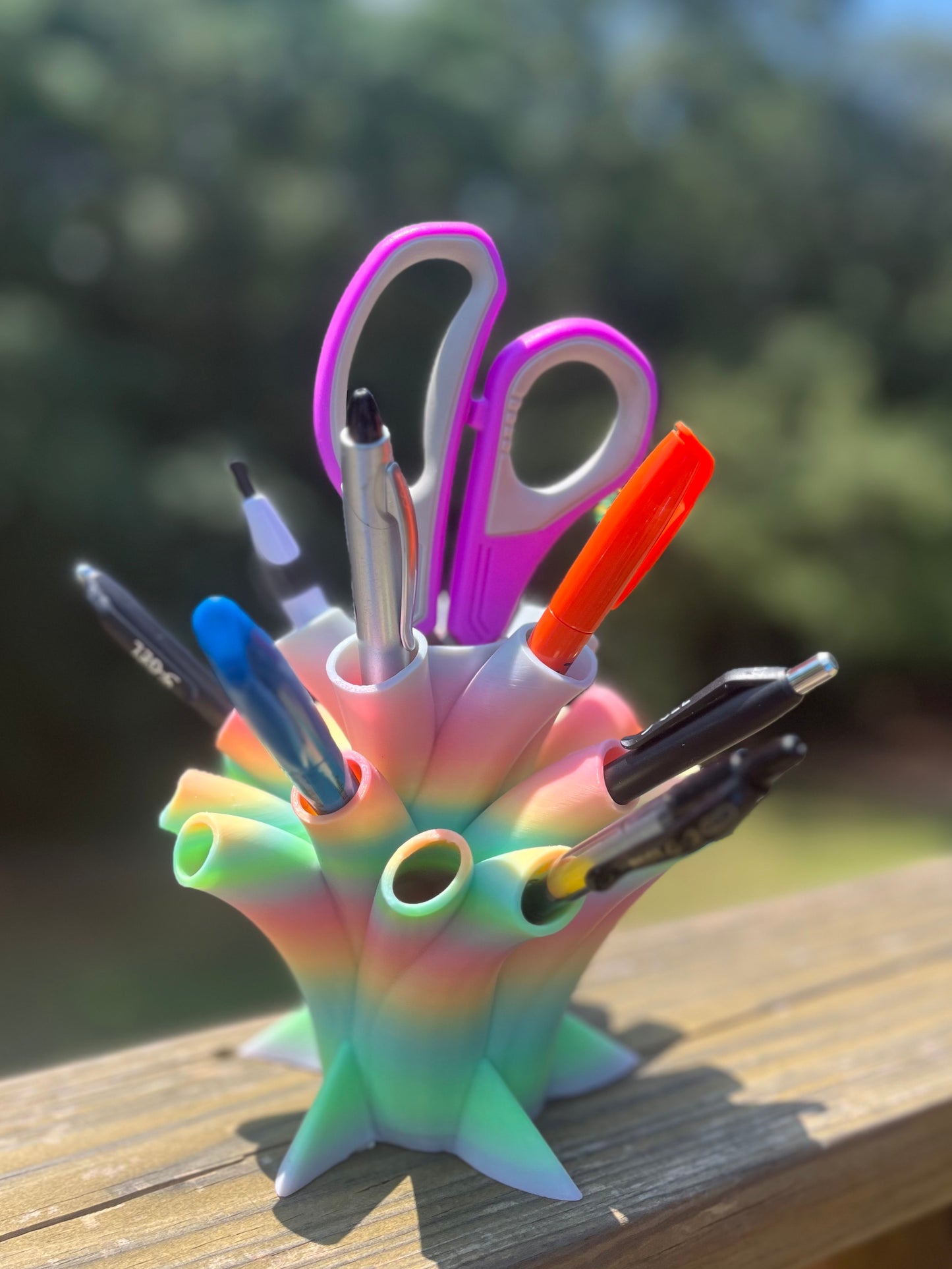 Desktop Organizer/Pen Holder (Glow in the Dark)