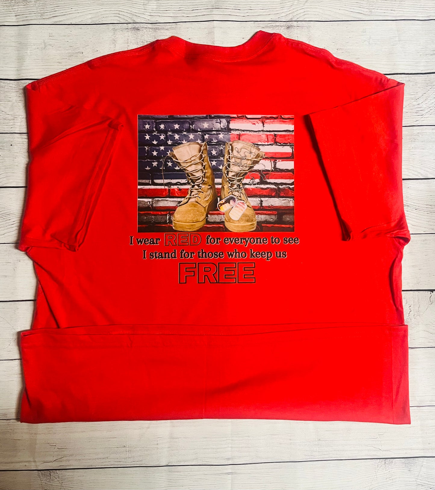 R.E.D T Shirt (Front and Back)