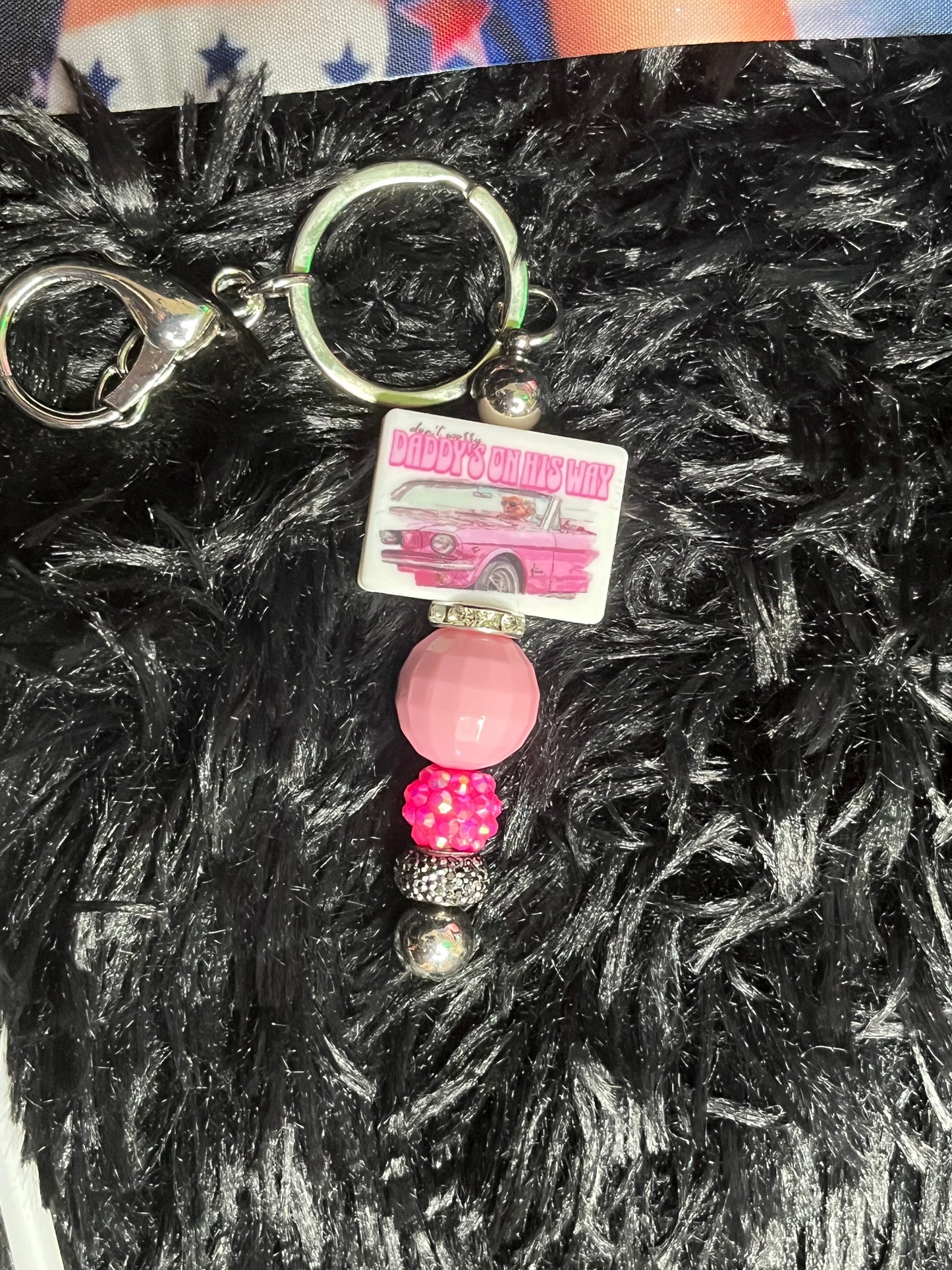 Daddy’s On His Way Keychain