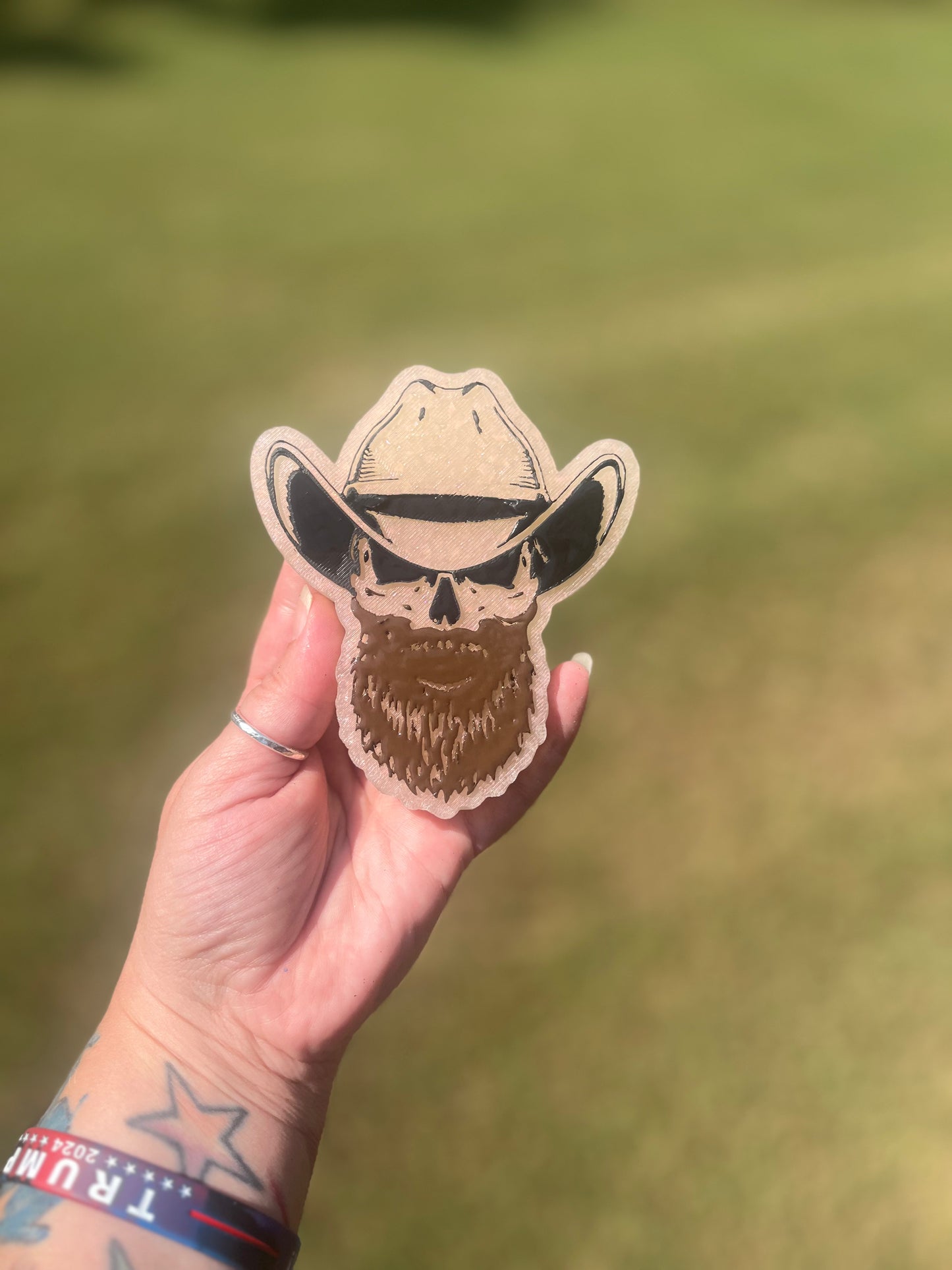 Bearded Cowboy Skull