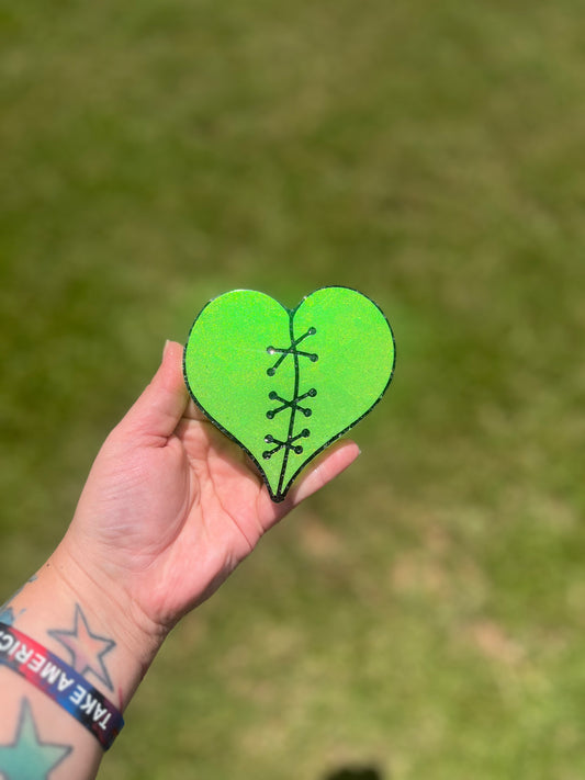 Frankenstein Heart (glow in the dark)