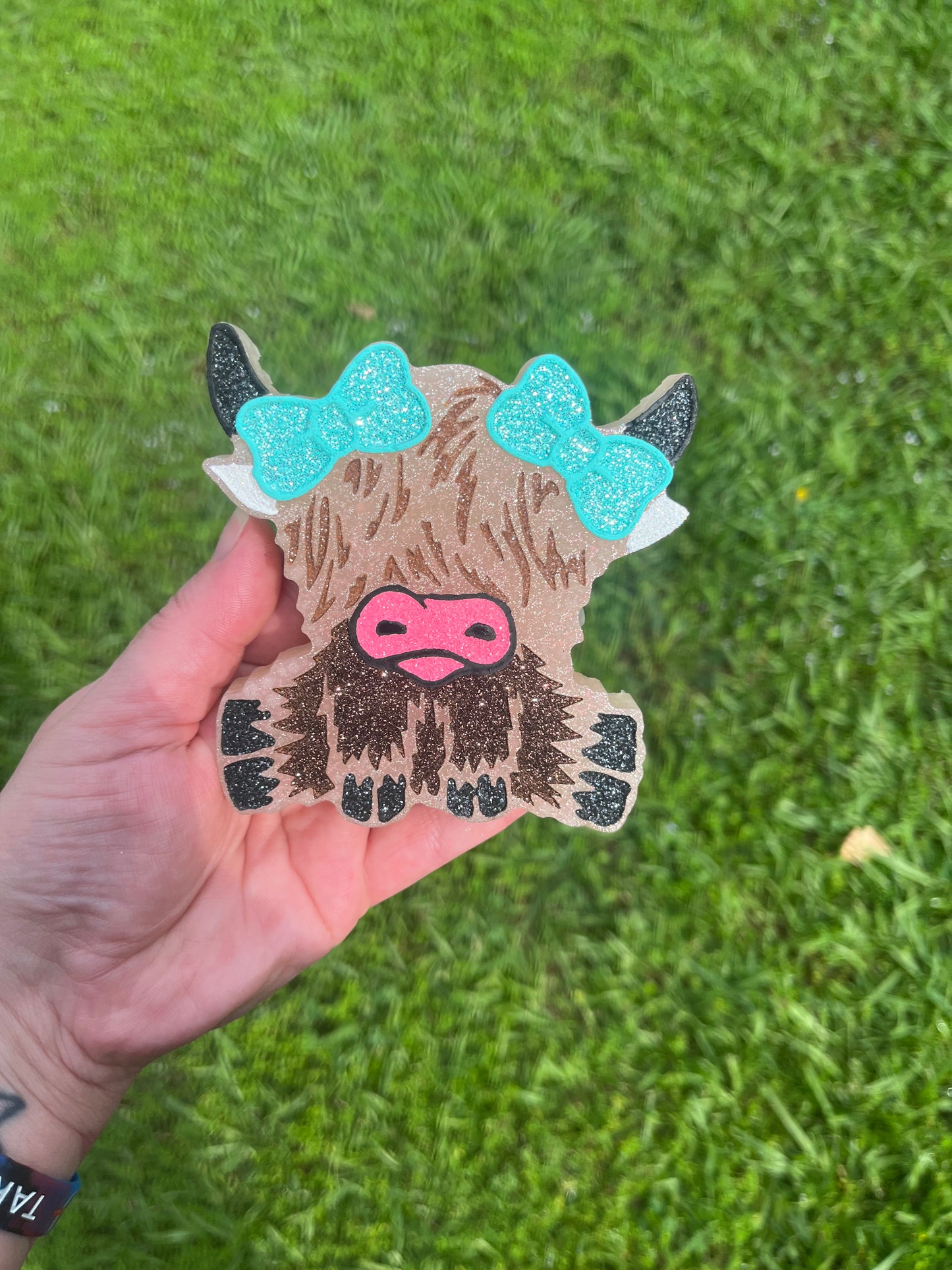 Highland Cow With Bow