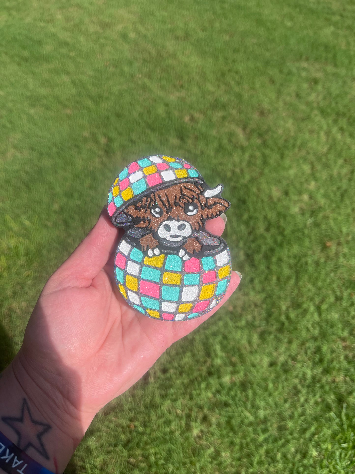 Cow Disco Ball