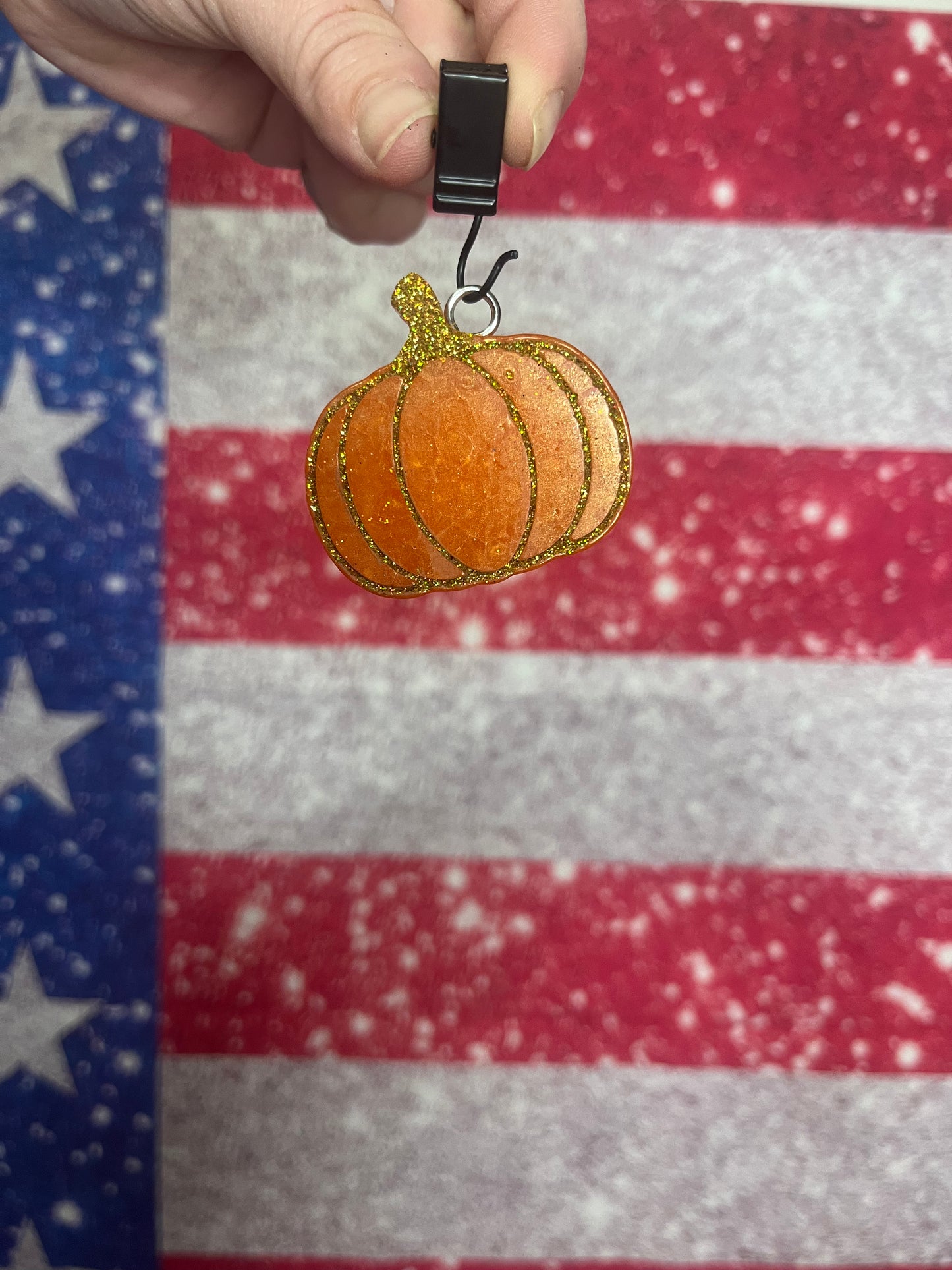 Orange and Gold mini 🎃 vent clip