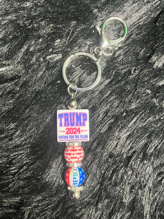 Trump Voting For The Felon Keychain