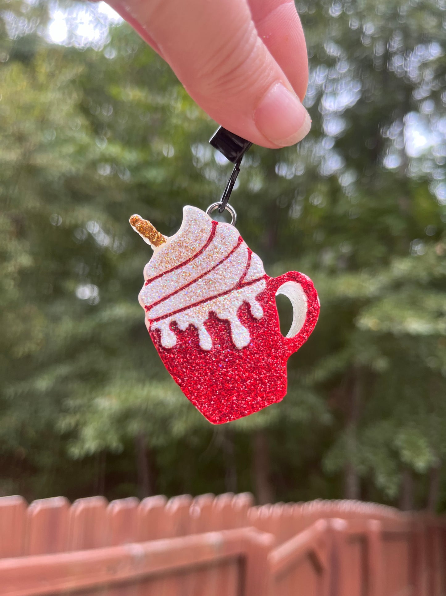 Mini Frappe Vent Clip Red