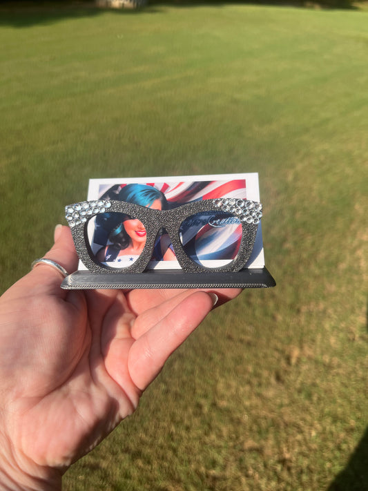 Glasses Holder With Rhinestones