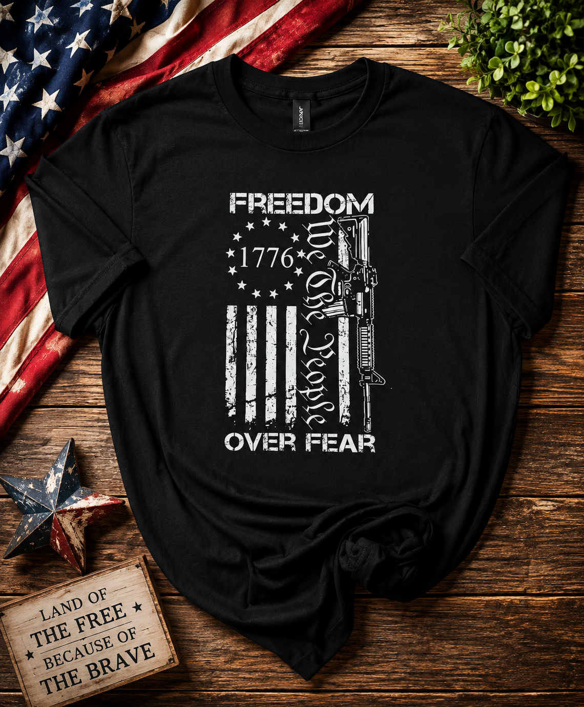 Freedom Over Fear T Shirt