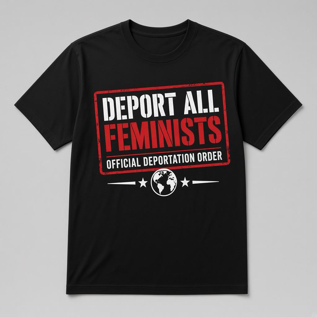 Deport All Feminists (Pre order- allow a few extra days for these)