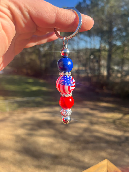 Patriotic keychain