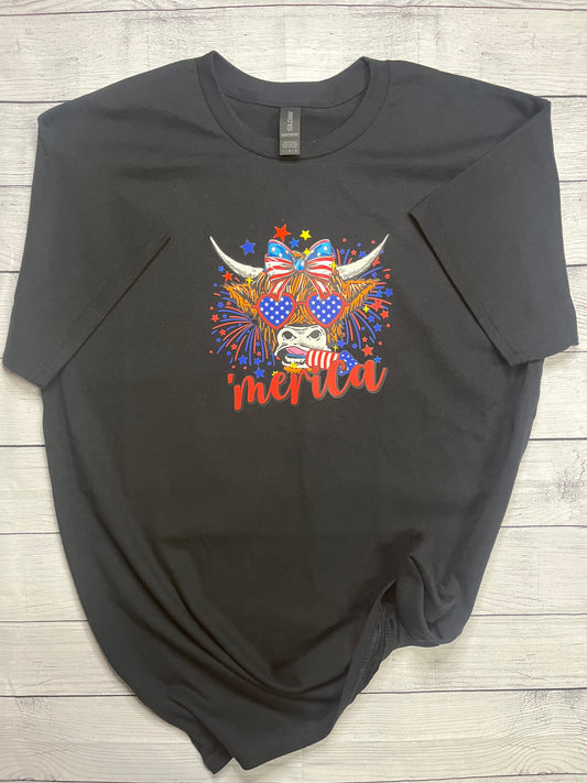 Merica Cow T Shirt