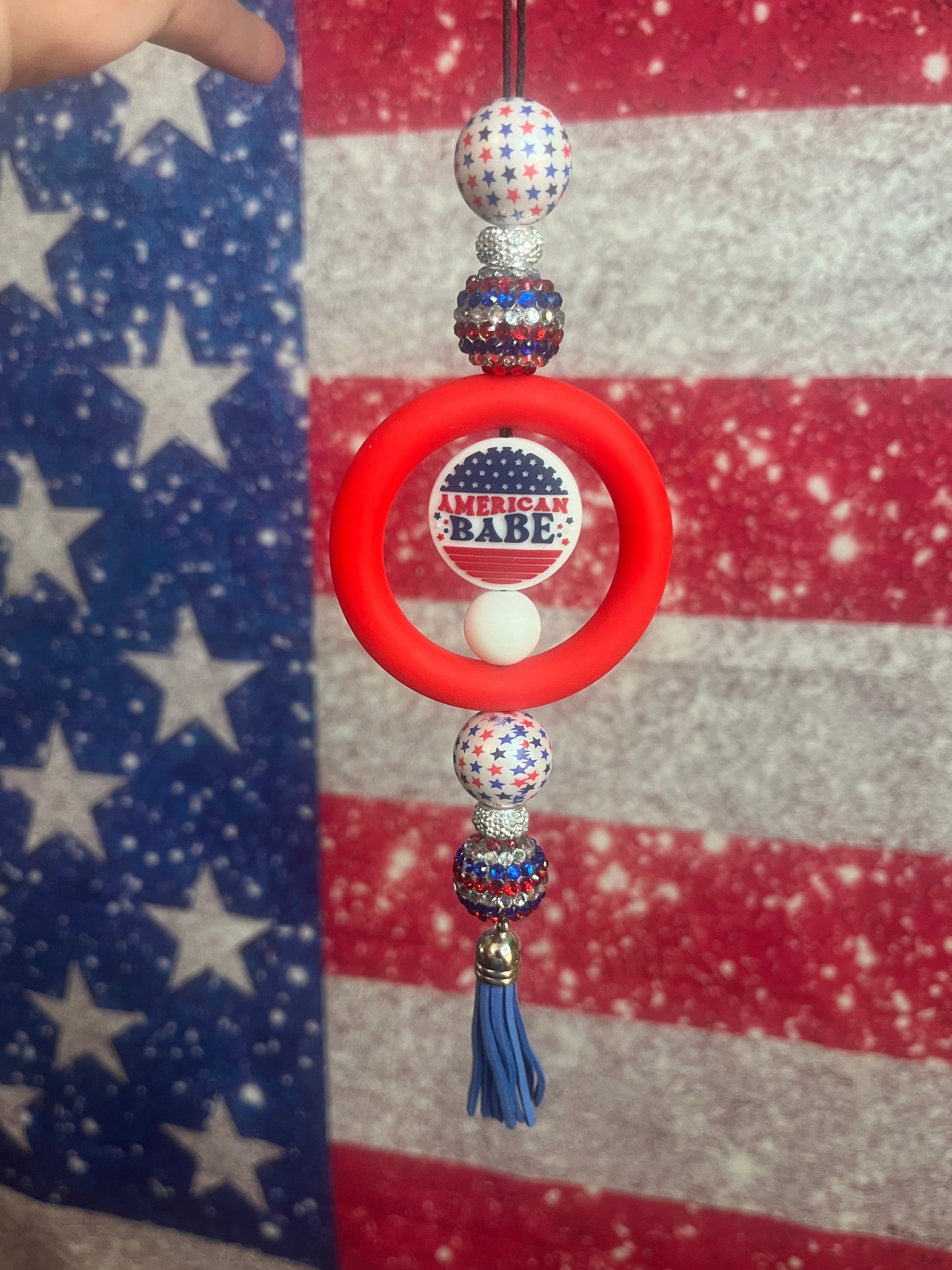 American Babe car charm