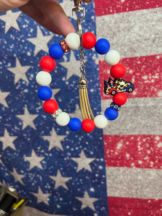 Patriotic Truck wristlet