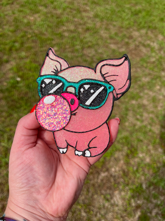 Pig Blowing Bubble